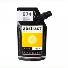 Akril boya Sennelier Abstract 574 Primary Yellow, sarı əsas, 120 ml