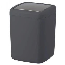 Мусорное ведро Wenko, 15x20x15 см, серое Мусорное ведро Wenko, 15x20x15 см, серое
