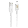 Kabel USB Hoco U124 Stone Type-C 1.2 m, boz
