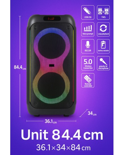 Портативная колонка Brodu BTS-1829 RGB