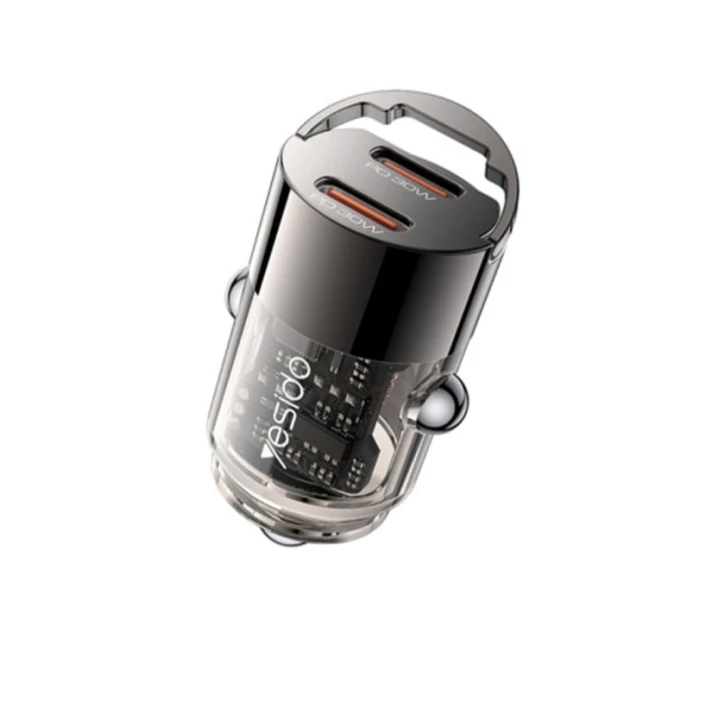 Автомобильное зарядное устройство Yesido Y69 Black