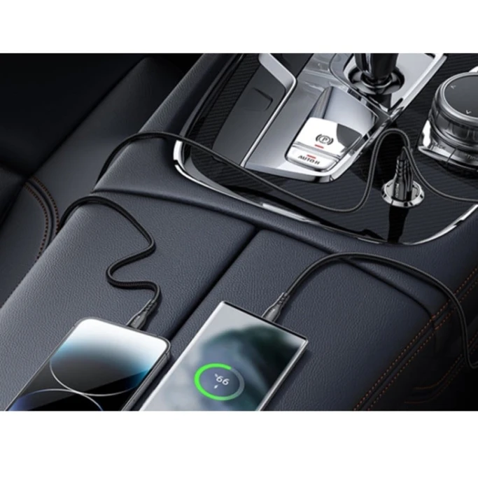 Автомобильное зарядное устройство Yesido Y69 Black