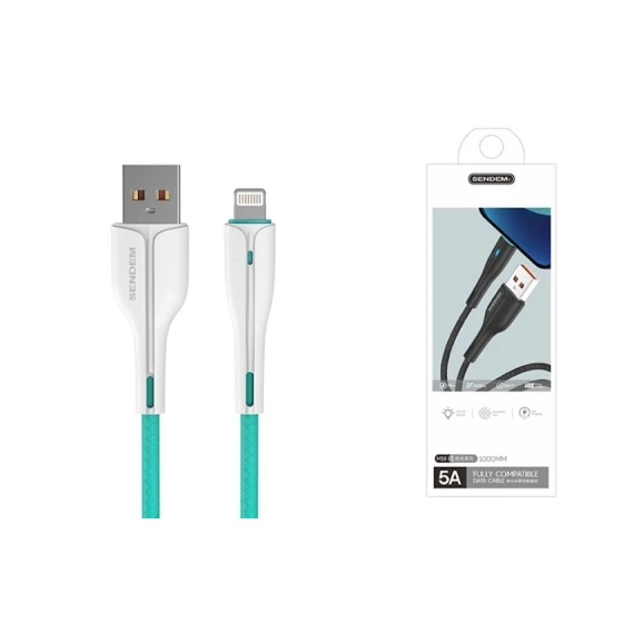 Кабель USB Sendem M18 Lightning Cable Green