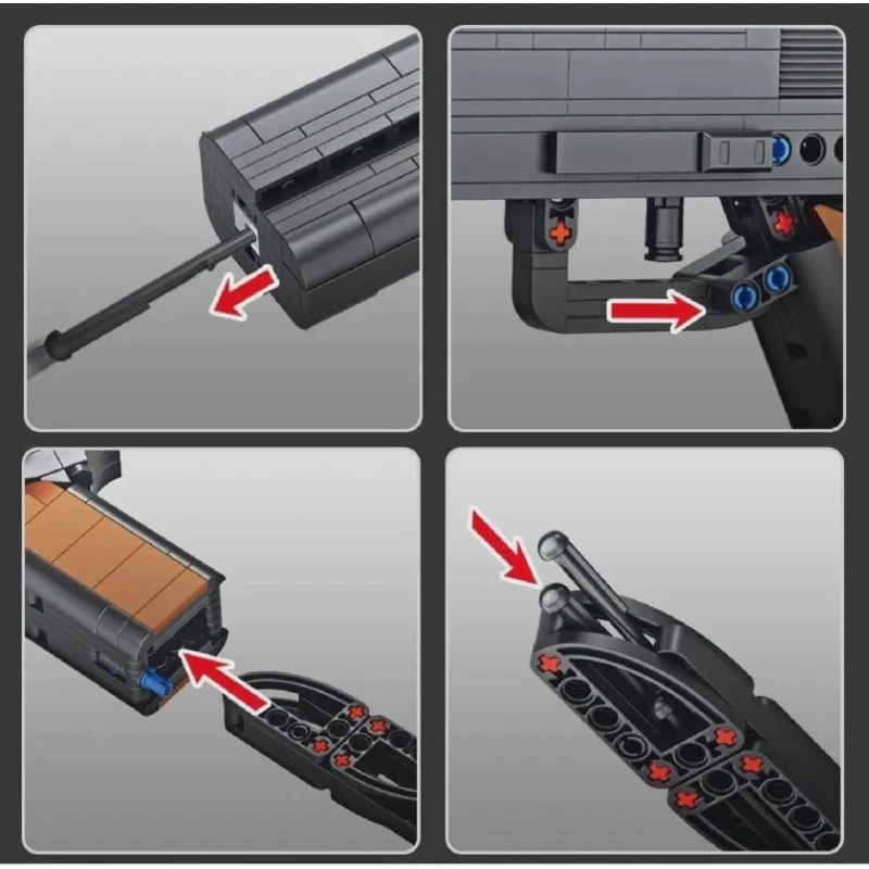 Konstruktor Chaobao Desert Eagle М1911, 6+ yaş, 382 element
