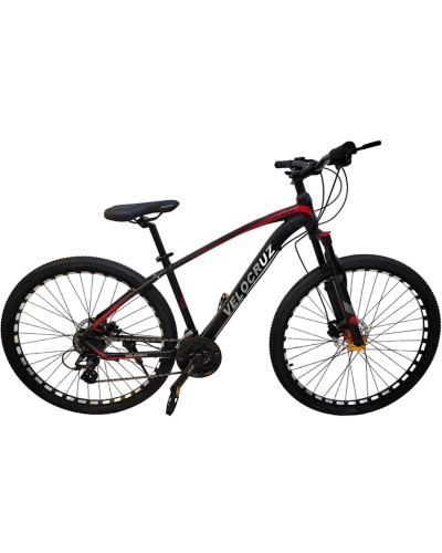 Dağ velosipedi Velocruz Almn 27.5-2 qırmızı/qara