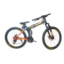 Qatlanan BMX 26 GTR-102 qara, qatlanan