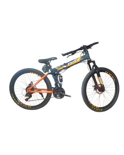 Qatlanan BMX 26 GTR-102 qara, qatlanan