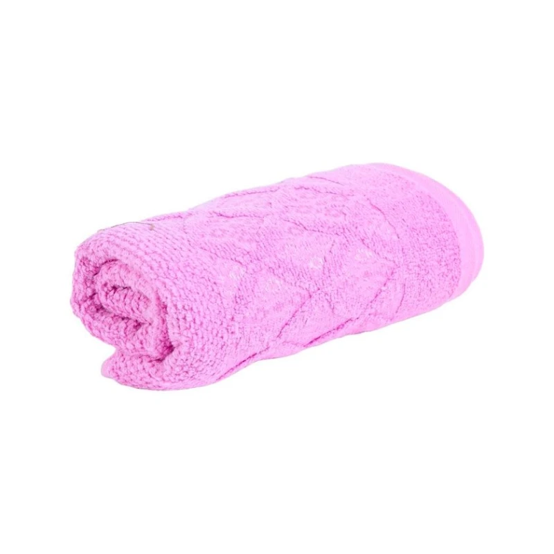 Полотенце для лица Owom Jakarlı 50x90 см, фиолетовое Полотенце для лица Owom Jakarlı 50x90 см, фиолетовое