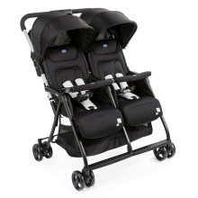 Uşaq arabası Chicco Ohlalà twin, qara