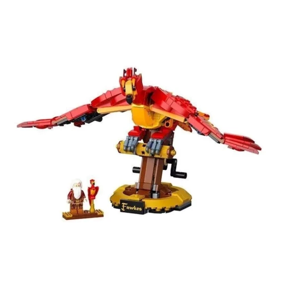 Блочный конструктор Harry Potter Fawkes Dumbledore's Phoenix 99917, 606 элементов