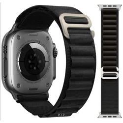 Ремешок для Smart Watch 42/44/49 mm Nylon Loop, Black Ремешок для Smart Watch 42/44/49 mm Nylon Loop, Black