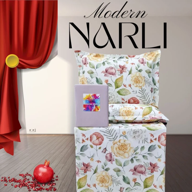 Yataq dəsti Nar-Lı-001063, mələfə 240x260 sm, yorğan üzü 200x220 sm, yastıq üzləri 2 əd x 50x70 sm, ikinəfərlik, pambıq, rəngbərəng Yataq dəsti Nar-Lı-001063, mələfə 240x260 sm, yorğan üzü 200x220 sm, yastıq üzləri 2 əd x 50x70 sm, ikinəfərlik, pambıq, rəngbərəng