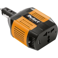 Avtomobil enerji toplama cihazı Defort DCI-150, Qara