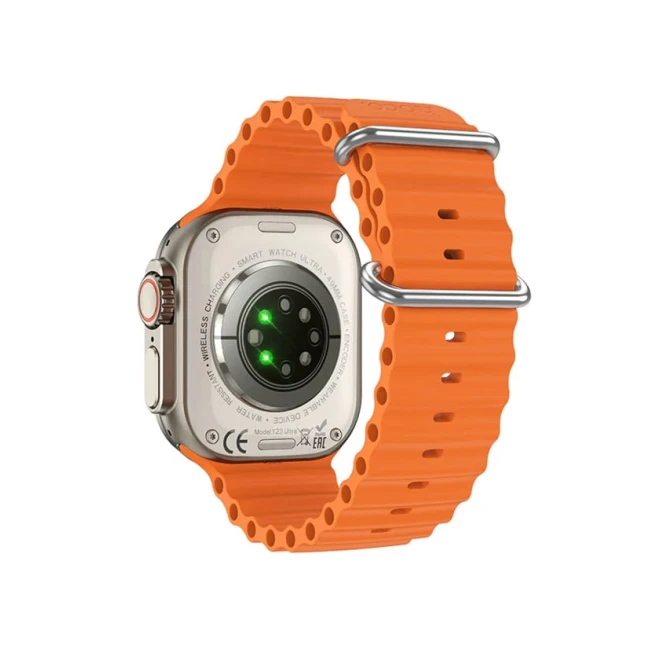 Умные часы Hoco Y23 Ultra, с функцией звонка, оранжевые