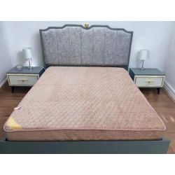 Наматрасник защитный Narlı 000701, односпальный, велюр, бежевый, 100x200 см