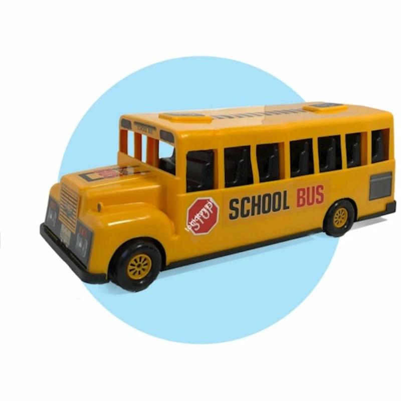 Avtobus School Bus, plastik, 3 yaşdan, sarı Avtobus School Bus, plastik, 3 yaşdan, sarı