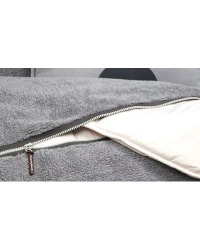 Yataq dəsti Yataş CoverMe Quadro, yataq örtüyü160x220 sm, mələfə 100х200 sm, yastıq üzü 50x70 sm, birnəfərlik, pambıq/poliester, boz