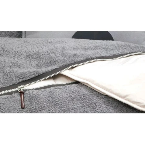 Комплект постельного белья Yataş CoverMe Quadro, покрывало 160x220 см, простыня 100х200 см, наволочка 50х70 см, односпальный, хлопок/полиэстер, серый