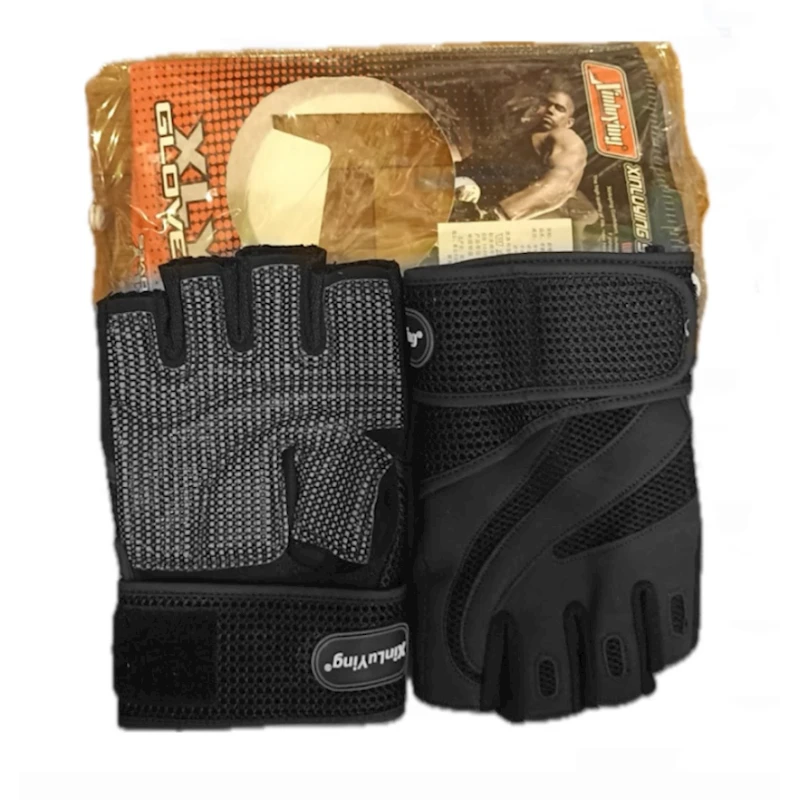 Məşq üçün əlcəklər 807 WS0383, ölçü XL, qara