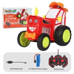 Радиоуправляемая машина Crazy Jumping Сar Tractor, красный Радиоуправляемая машина Crazy Jumping Сar Tractor, красный