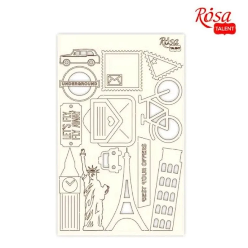 Чипборд для скрапбукинга Rosa Talent Make Your Journey 3 Чипборд для скрапбукинга Rosa Talent Make Your Journey 3