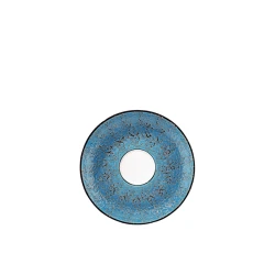 Блюдце Wilmax Splash Blue WL‑667635/B, круглое, 14 см, фарфор, голубое