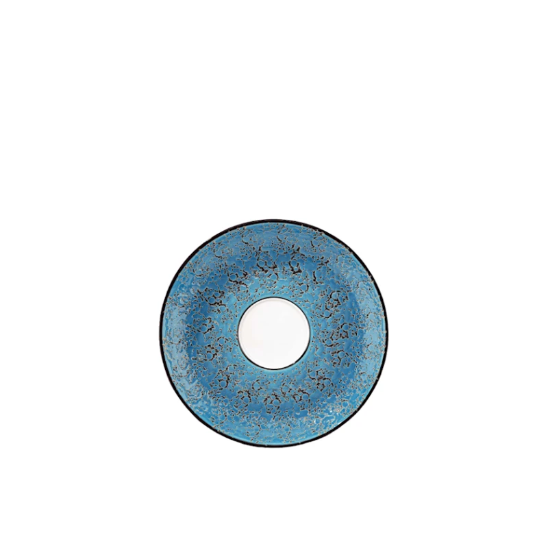 Блюдце Wilmax Splash Blue WL‑667635/B, круглое, 14 см, фарфор, голубое Блюдце Wilmax Splash Blue WL‑667635/B, круглое, 14 см, фарфор, голубое