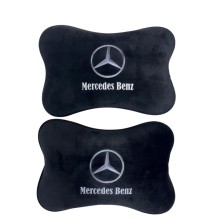 Yastıq avtomobil üçün avto670 Mercedes, 28x20 sm, qara