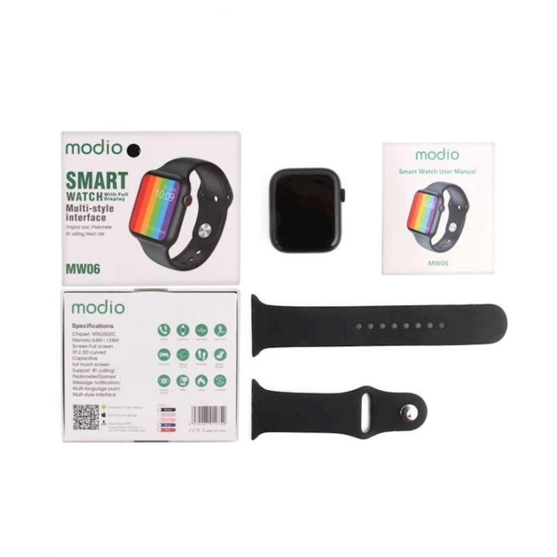 Смарт-часы Modio MW06 Black Смарт-часы Modio MW06 Black