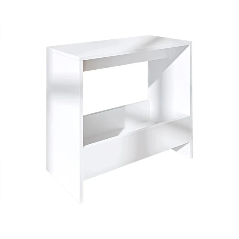 Журнальный стол Art-109, 30x70x70 см, ламинат, белый