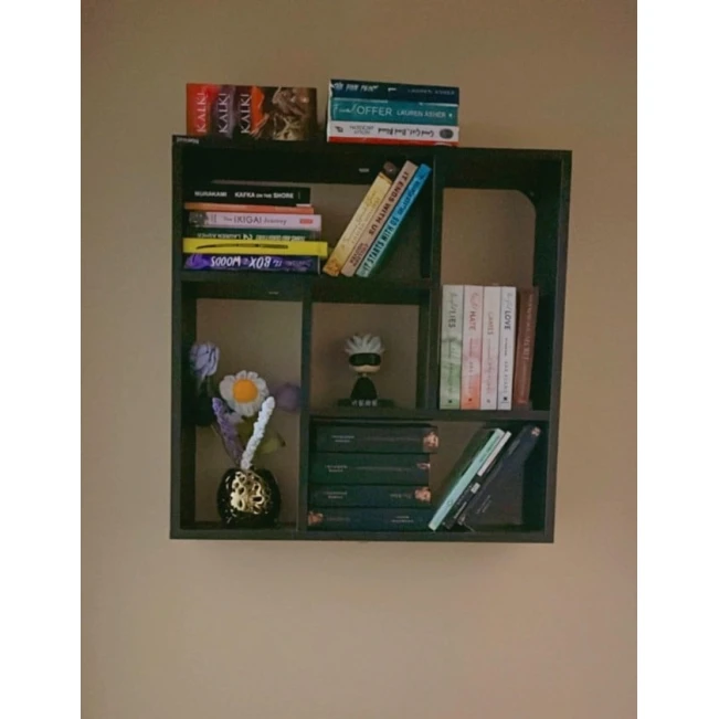 Настенная полка Art Mebel 236, ламинат, 58х61х15 см