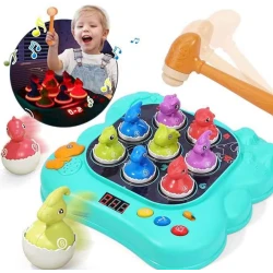 Развивающая игрушка 12061U Dino Pop and Pounce, музыкальная, 25x25 см, 2+ лет Развивающая игрушка 12061U Dino Pop and Pounce, музыкальная, 25x25 см, 2+ лет