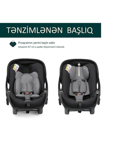 Avtomobil kreslosu Chicco Recline i-Size, qara