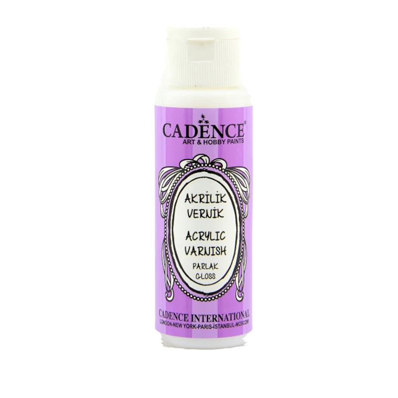 Лак Cadence Water Based Acrylic Varnish акриловый глянцевый, 70 мл Лак Cadence Water Based Acrylic Varnish акриловый глянцевый, 70 мл
