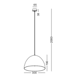 Asma çıraq Lustore LSP317-WT