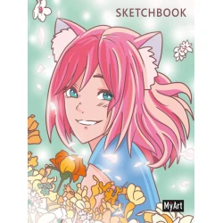 Скетчбук Проф-Пресс Аниме, 20.5х24.6 cм, 64 листа