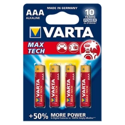 Батарея Varta Max Tech 4703 LR03 AAA, 4 шт Батарея Varta Max Tech 4703 LR03 AAA, 4 шт