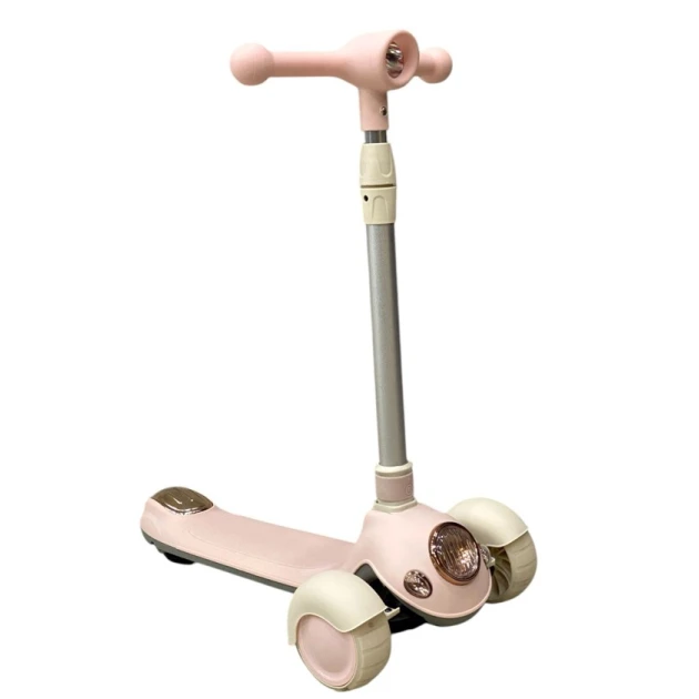 Детский самокат M6_pink, розовый