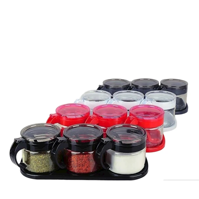 Набор банок для хранения Titiz, стекло/пластик, товар в ассортименте, 300 мл Набор банок для хранения Titiz, стекло/пластик, товар в ассортименте, 300 мл