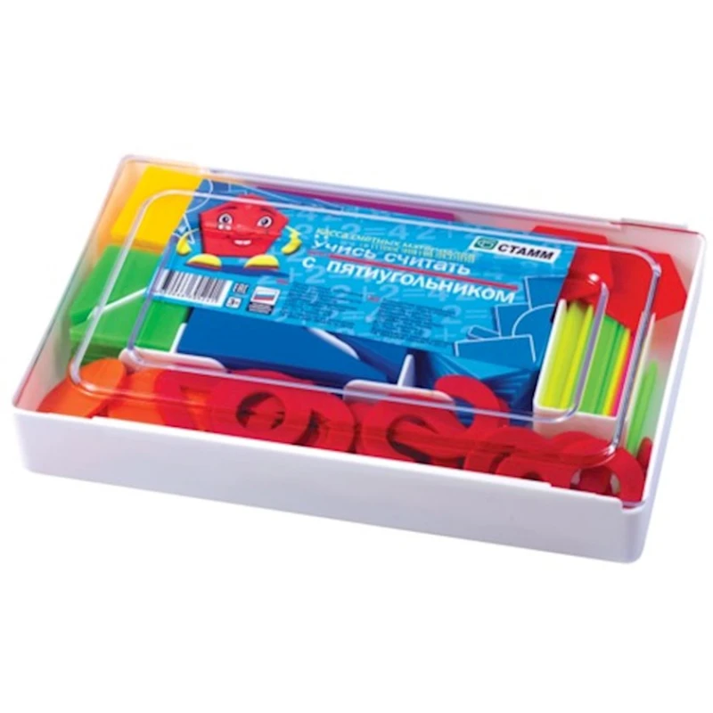 Hesablama materiallarının kassası Стамм Учись считать,7+,132 əd.