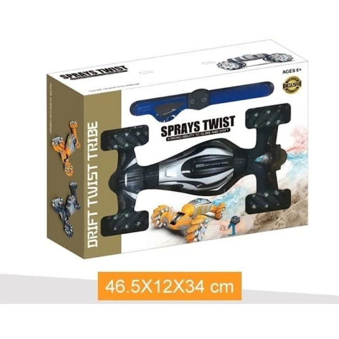 Uzaqdan idarəetmə robot-maşın Sprays Twist 3966grey, 6+ yaş
