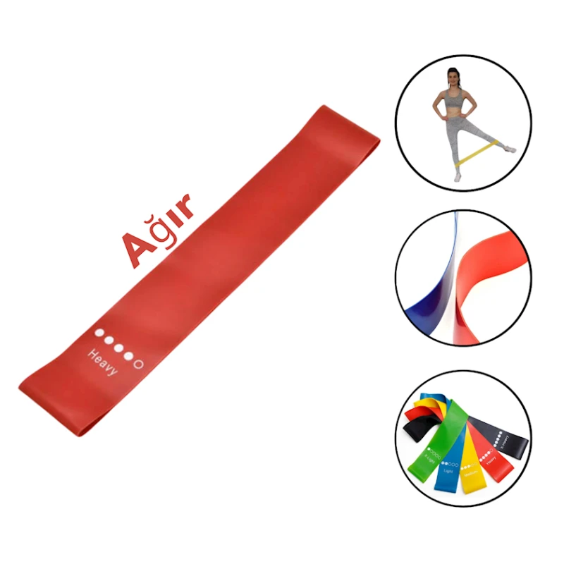 Məşq üçün elastik lent Heavy 1454, uzunluq 29 sm, poliuretan, məhsul çeşiddə Məşq üçün elastik lent Heavy 1454, uzunluq 29 sm, poliuretan, məhsul çeşiddə