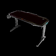 Komputer masası Xigmatek Apex Three Gaming, metal, qara, 140x74x60 sm