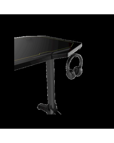 Komputer masası Xigmatek Apex Three Gaming, metal, qara, 140x74x60 sm