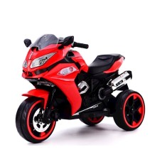 Uşaq elektrik motosikli Zies CN.M-1300, 2 motor, 2 saat işləmə müddəti, ksenon faraları, səs effektləri, 15.56 kq, qırmızı