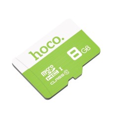 Yaddaş kartı Hoco 8GB MicroSDHC 10 Class Light Green