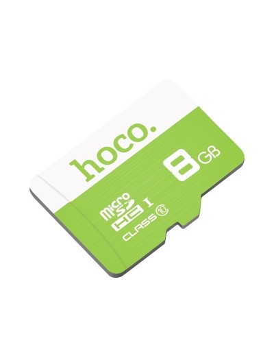 Yaddaş kartı Hoco 8GB MicroSDHC 10 Class Light Green
