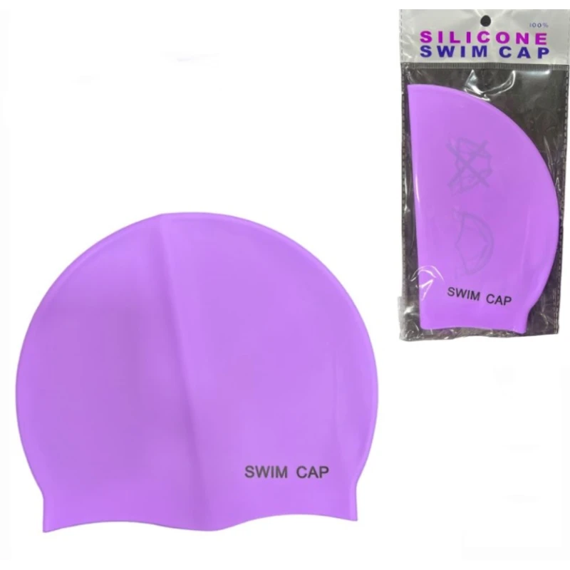 Шапочка для плавания Swim GS0496, фиолетовая Шапочка для плавания Swim GS0496, фиолетовая