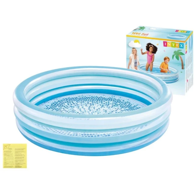 Детский бассейн İntex H58467NP, голубой, 147х33 см, 330 л