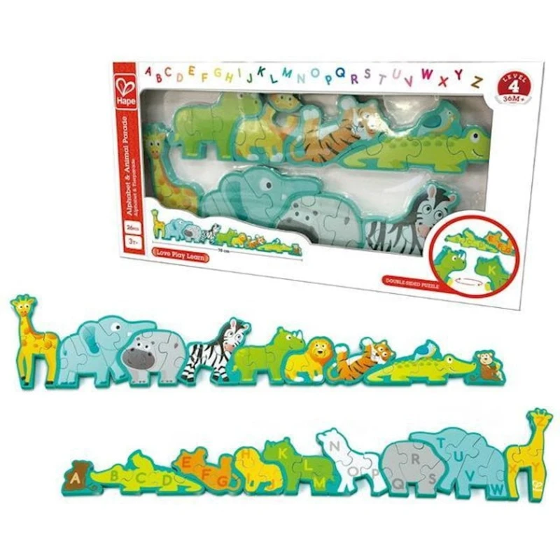 Развивающая игра Hape Alphabet & Animal Parade, 3+ лет Развивающая игра Hape Alphabet & Animal Parade, 3+ лет